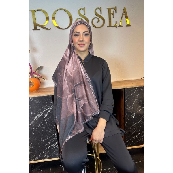 Desenli Bambu Şal 029